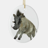 右に跳ぶWarthog セラミックオーナメント (右)