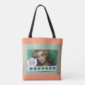 右のそれその時だけTotebag-一度住んでいます トートバッグ (裏面)