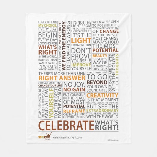 右のフリースブランケットはであるもの祝って下さい フリースブランケット (正面)