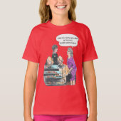 右のブラジャーの女性を見つける長袖 Tシャツ (正面)