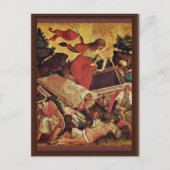 右の内翼面のトーマスの祭壇の断片 ポストカード (正面)