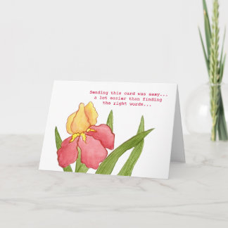 右の単語の同情カード カード