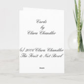 右の場所のあなたの中心 カード (裏面)