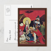 右の外側のウィングスケンのトーマス祭壇フラグメント ポストカード (正面/裏面)