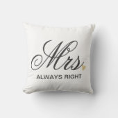 右の夫人常に クッション (正面)