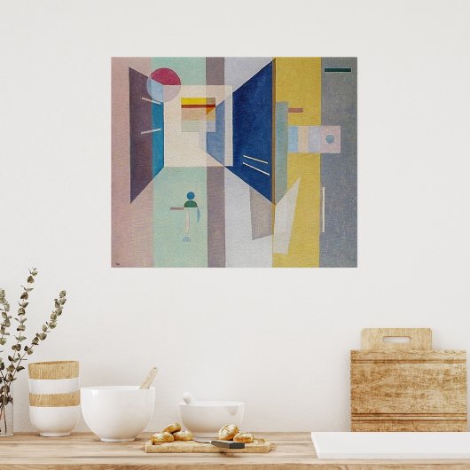 右の後 – Kandinskyによ離れりへ ポスター (キッチン)