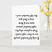 右の心 カード (黄色い花)