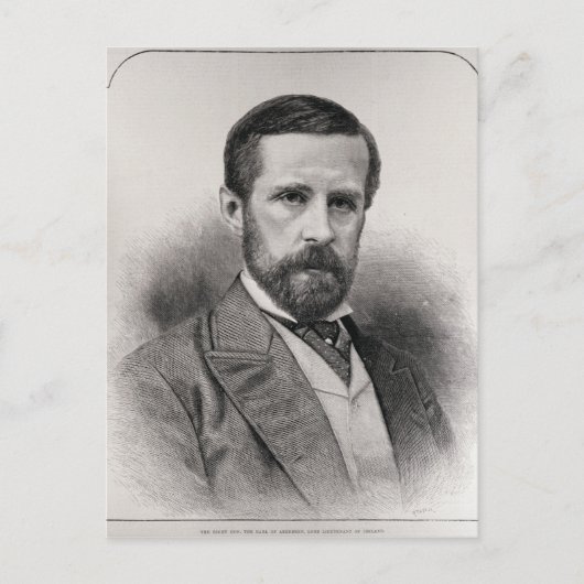 右の本。ザアバディーン伯爵 ポストカード (正面)