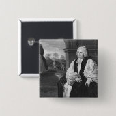 右の牧師のジョージ・バークリー 缶バッジ (正面&裏面)