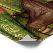 右の翼からの天使の訪問 ポスター (角)