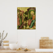 右の翼からの天使の訪問 ポスター (キッチン)