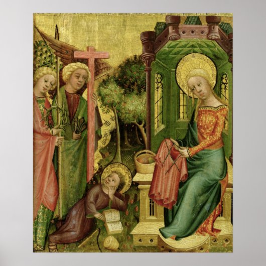 右の翼からの天使の訪問 ポスター (正面)