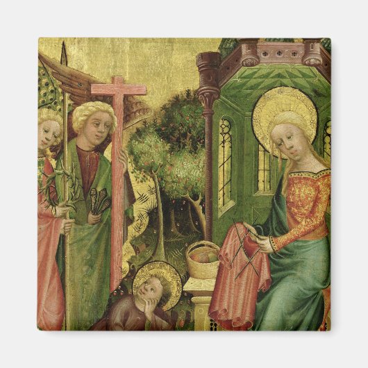 右の翼からの天使の訪問 マグネット (正面)