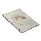 右の裏面に直面する身をかがめるキツネの勉強: fain ノートブック (右側)