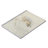 右の裏面に直面する身をかがめるキツネの勉強: fain ノートブック (左側)