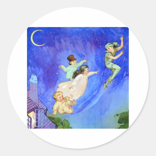 右の1つ目の星、朝までまっすぐ ラウンドシール (正面)