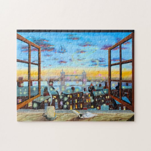 右への第2星。 ピーターパンは芸術をインスパイア ジグソーパズル (横)