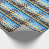 右への第2星。 ピーターパンは芸術をインスパイア ラッピングペーパー (角)