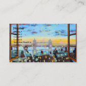 右への第2星。 ピーターパンは芸術をインスパイア 名刺 (正面)