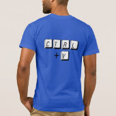 右へコピー&ペースト -.png tシャツ (裏面)