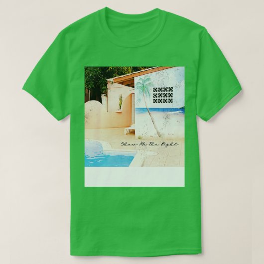 右を見せる Tシャツ (デザイン正面)
