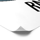 右エイからスティングレイおもしろいプンへ ポスター (角)