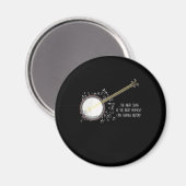 右ソングライトモーメントバンジョミュージックアコースティックギフト マグネット (正面/裏面)