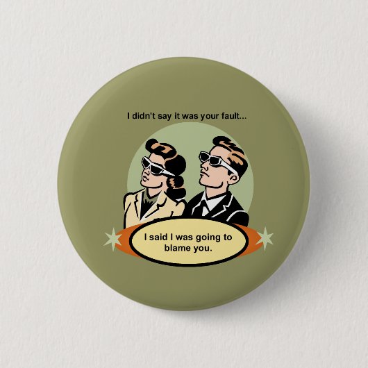 右ボタンなし 缶バッジ (正面)