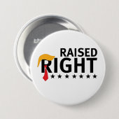 右マガ誇りを持ったトランプ就任式の日 缶バッジ (正面&裏面)