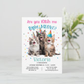 右ミュー誕生日パーティー猫を私に引っ掛けるのか 招待状 (スタンド正面)