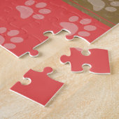 右ミュー食べ物を与えキャットジグソーパズル ジグソーパズル (側面)