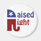 右上がり マグネット (正面)