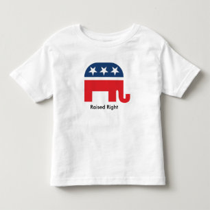 右上共和党おもしろい子のユースシャツ トドラーTシャツ