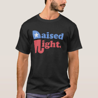 右上共和党エレファントレトロスタイル距離 Tシャツ