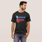 右上共和党エレファントレトロスタイル距離 Tシャツ (正面フル)