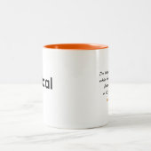 右側過激な声明マグ ツートーンマグカップ (中央)