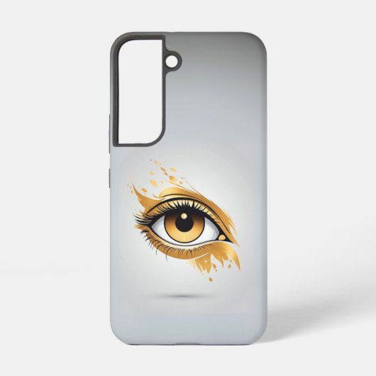 右側黄金の目 SAMSUNG GALAXYケース (裏面)