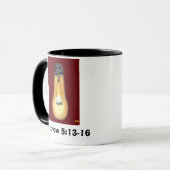 右利きの塩およびライトマグ マグカップ (正面左)