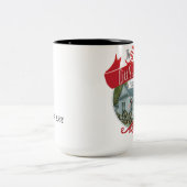 右利きの大きいマグ ツートーンマグカップ (中央)