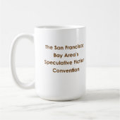 右利きのFOGcon橋ロゴのマグ コーヒーマグカップ (左)