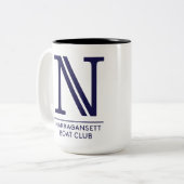 右利きのNBC 15のozのツートーンマグ ツートーンマグカップ (正面左)