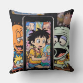 右向きに投げる クッション (裏面)