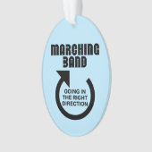 右向き行進バンド オーナメント (正面)