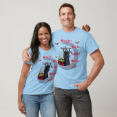 右夜ユニセックスハローウィンパーティTシャツ Tシャツ (ユニセックス)