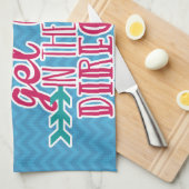 右失った向の手拭を取る キッチンタオル (四つ折り)