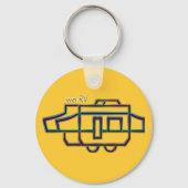 右室右室 キーホルダー (正面)