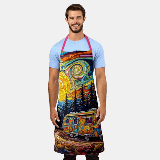 右室走行 エプロン (着用した状態)