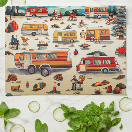 右室走行 キッチンタオル (折り畳み)