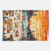 右室走行 キッチンタオル (横)