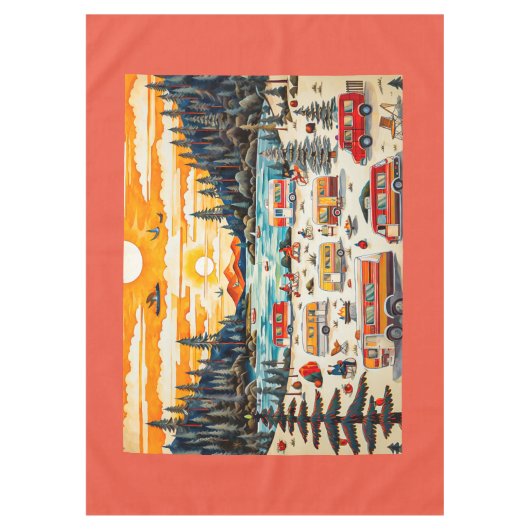 右室走行 テーブルクロス (正面)